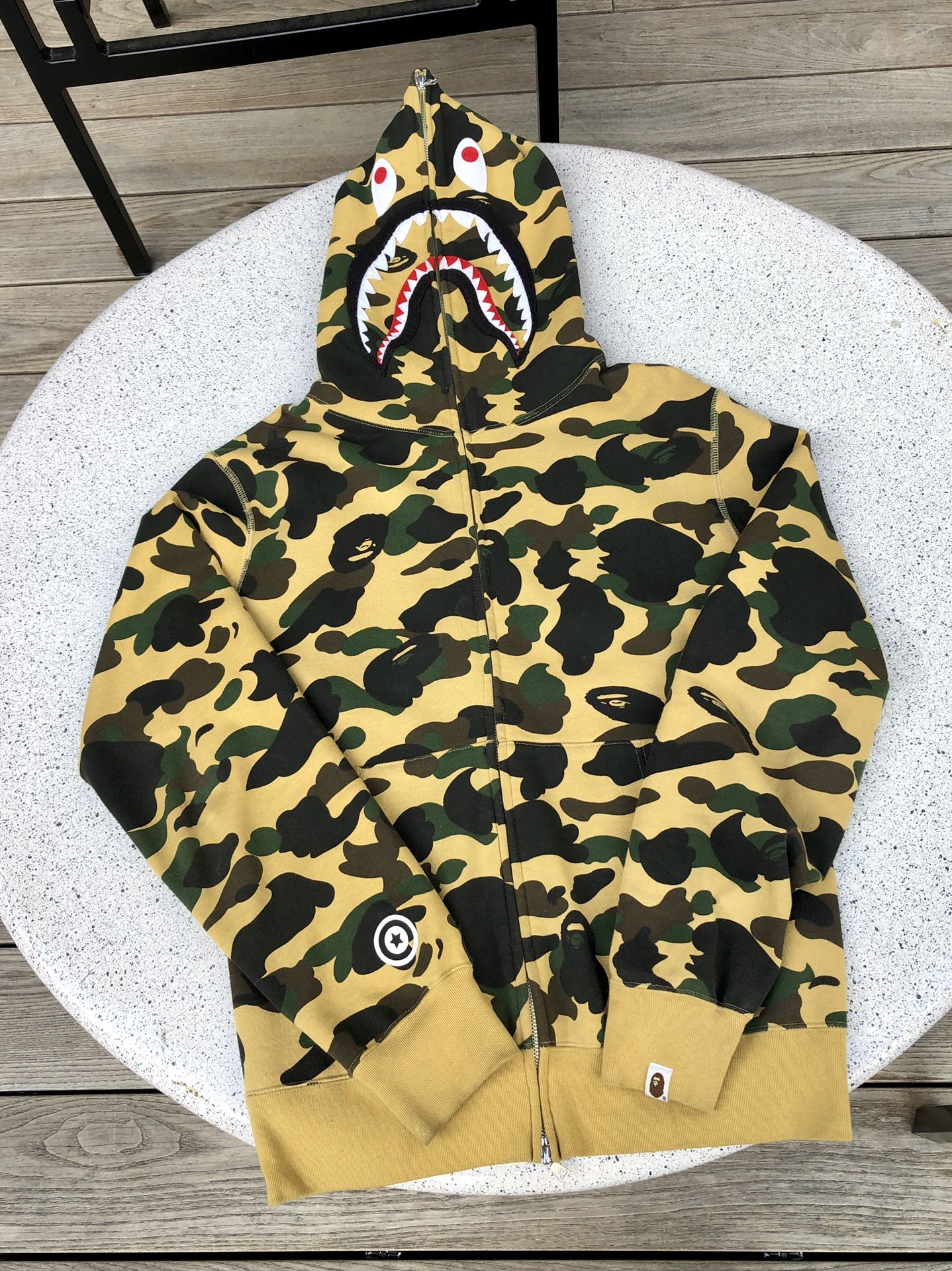 BAPE 1ST CAMO SHARK HOODIE (PENDING SALE)