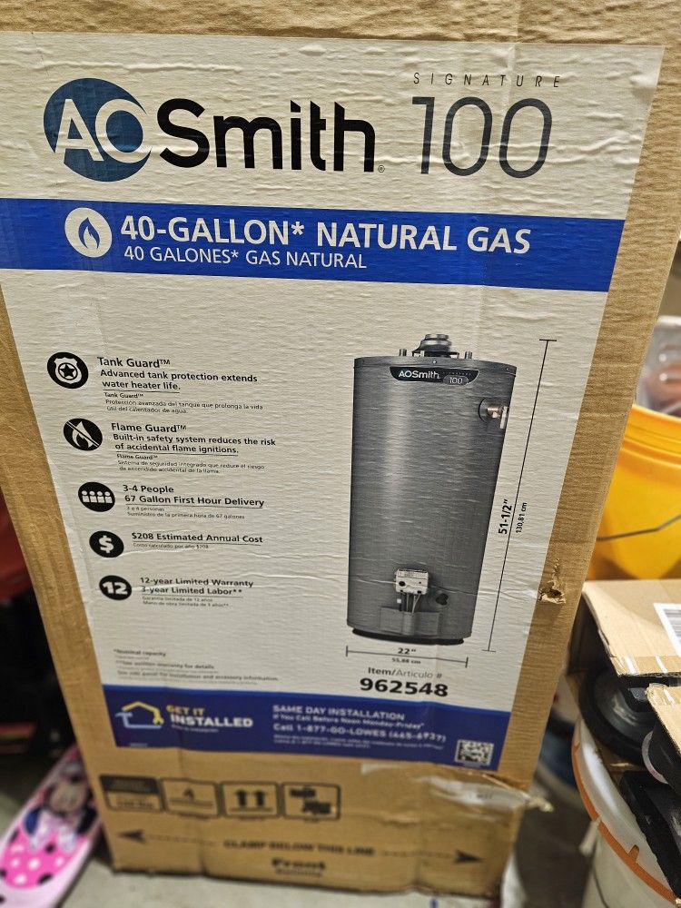 New Hot Water Heater