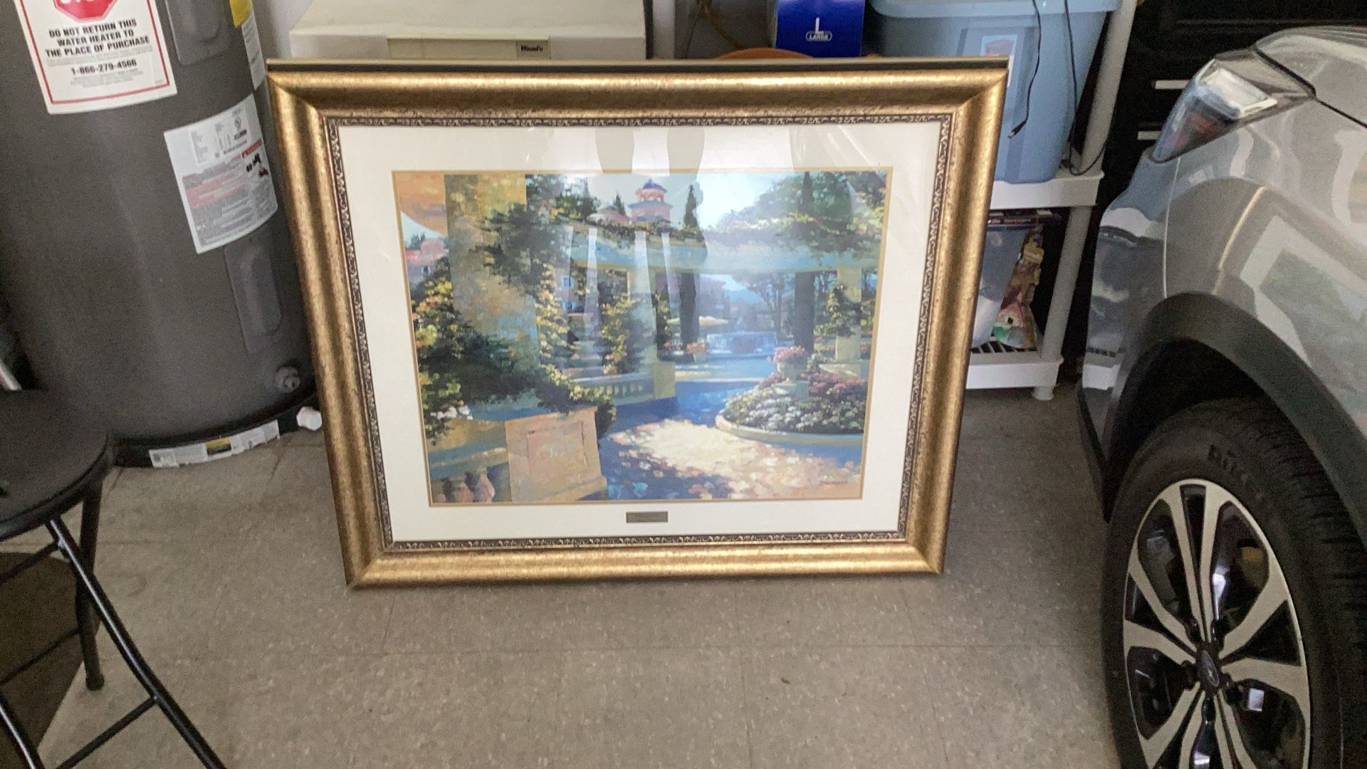Limited Edition Print Signed By Howard Behrens, Bellagio Gardens