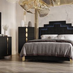 Adonis Queen King Bedroom Set NEW