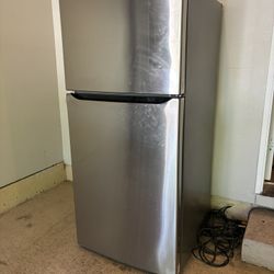 Large Stainless Steel LG Fridge 
