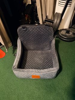 Large Dog Car Seat / Booster – Gray – $35 OBO”
