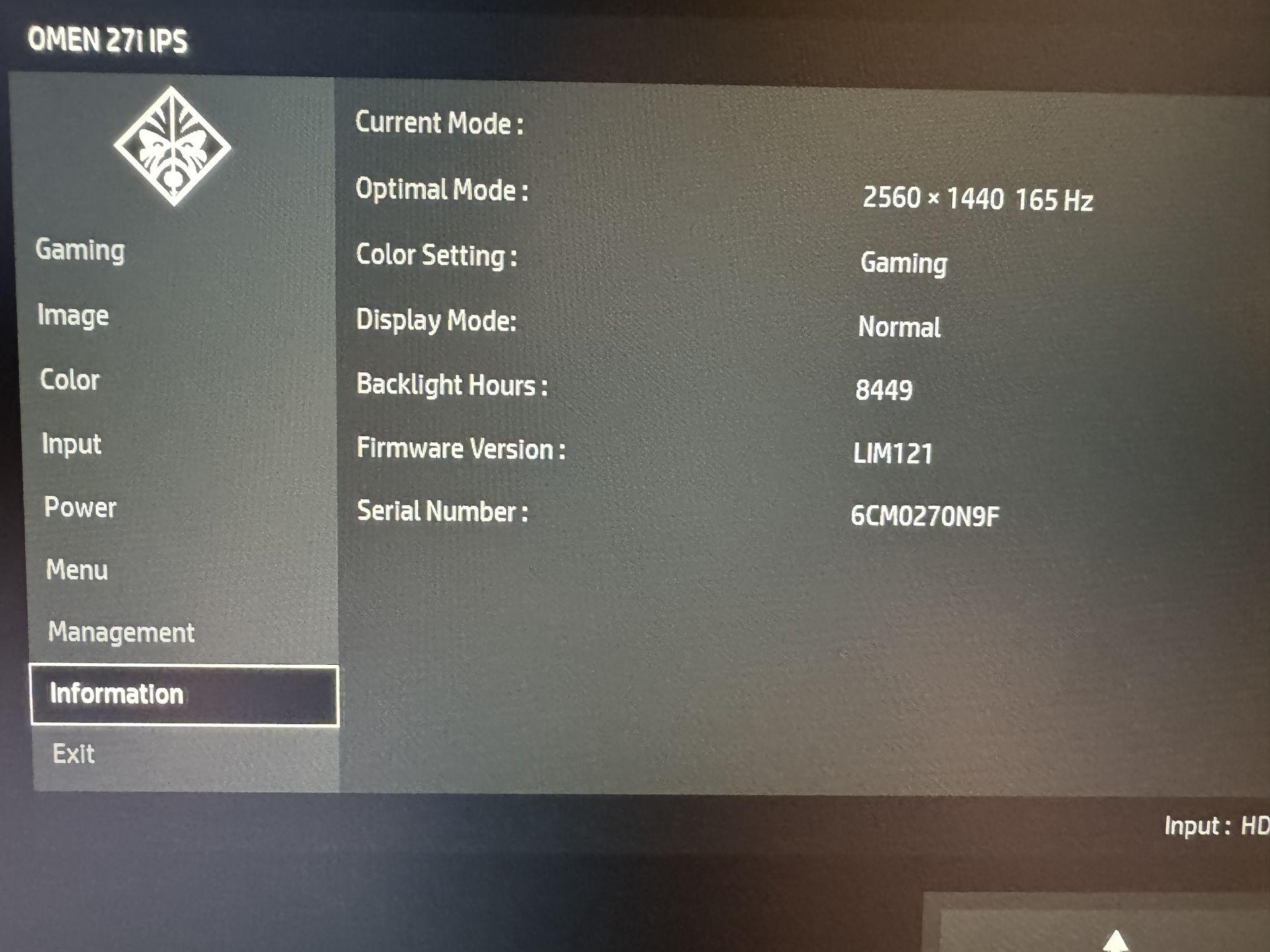 Two HP Omen 27i 1440p 165hz Monitors 