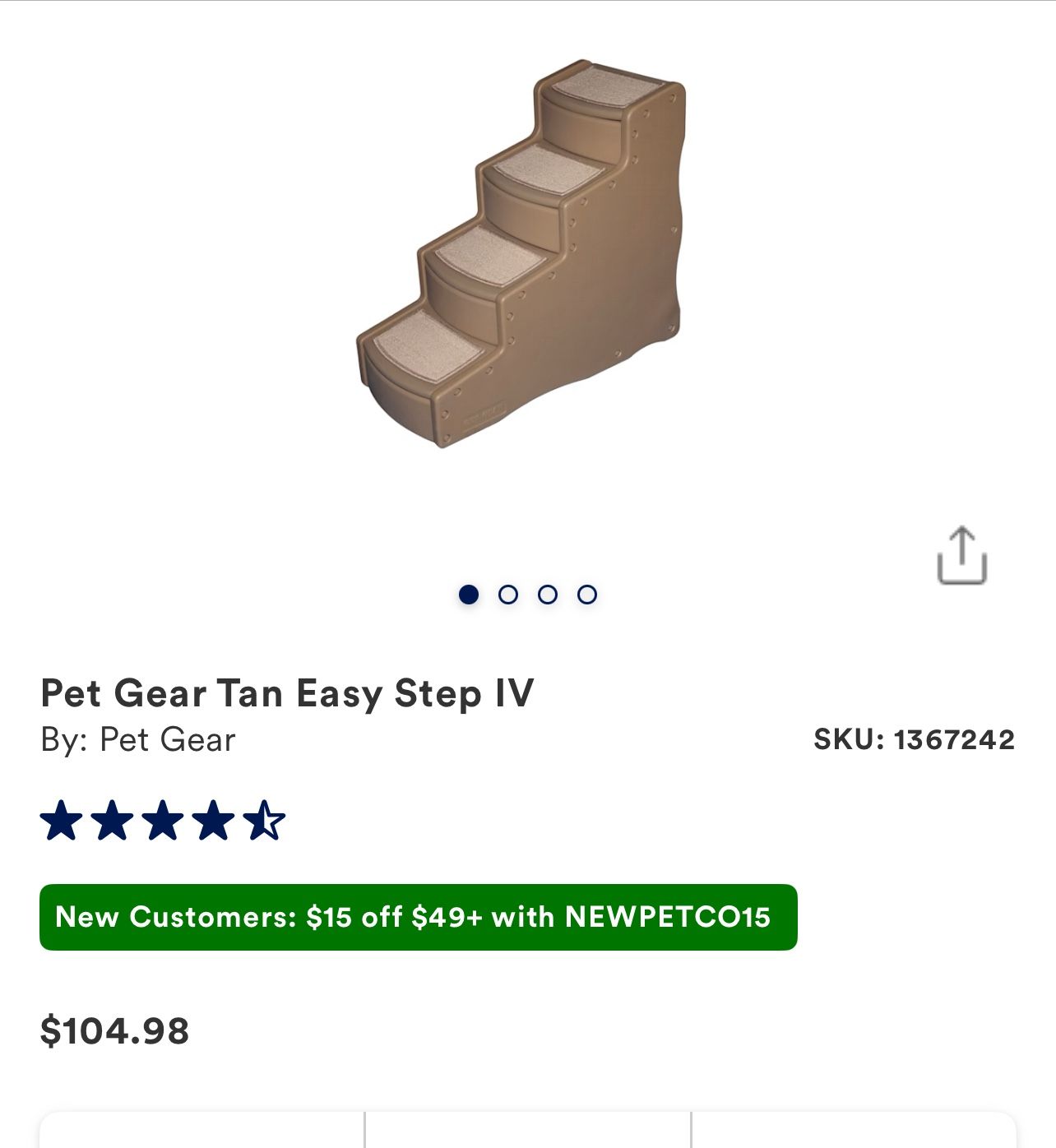 Pet gear pet steps