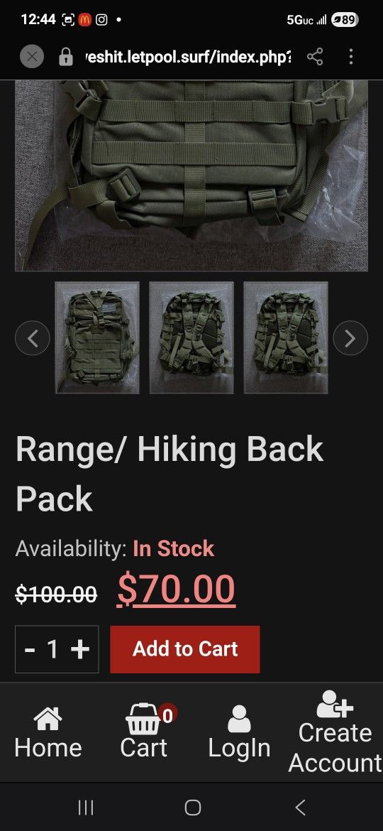 Brand NewHiking Backpack