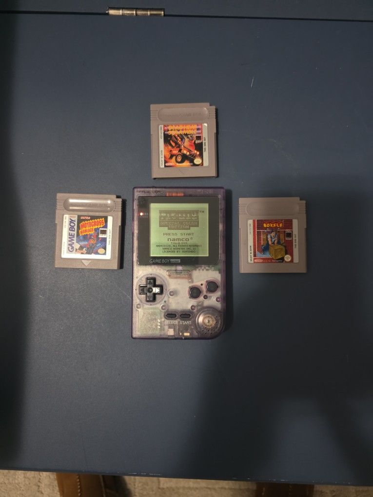 Nintendo Gameboy Pocket With Games