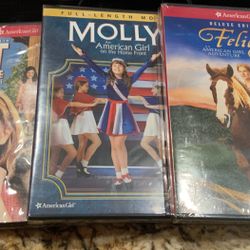 American Girl Kit, Felicity & Molly DVD New 