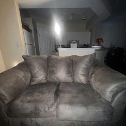 Grey Ashley’s Furniture Love Sofa 