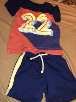 Boys top and shorts