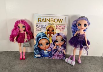 Rainbow High Dolls and Coloring Activity Book