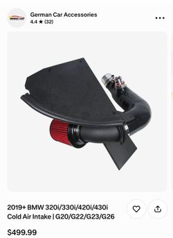 BMW 2019+ 320i/330i/420i/430i Cold Air Intake | G20/G22/G23/G26