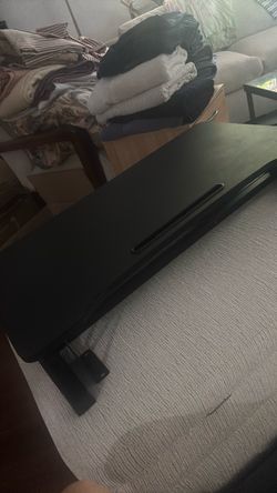 Black Flat Panel for computer or TV Stand