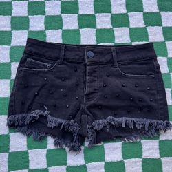 Black Jeans Short