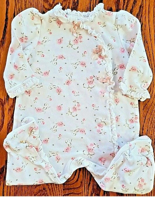 Little Me Girls 6M Long Sleeve Romper