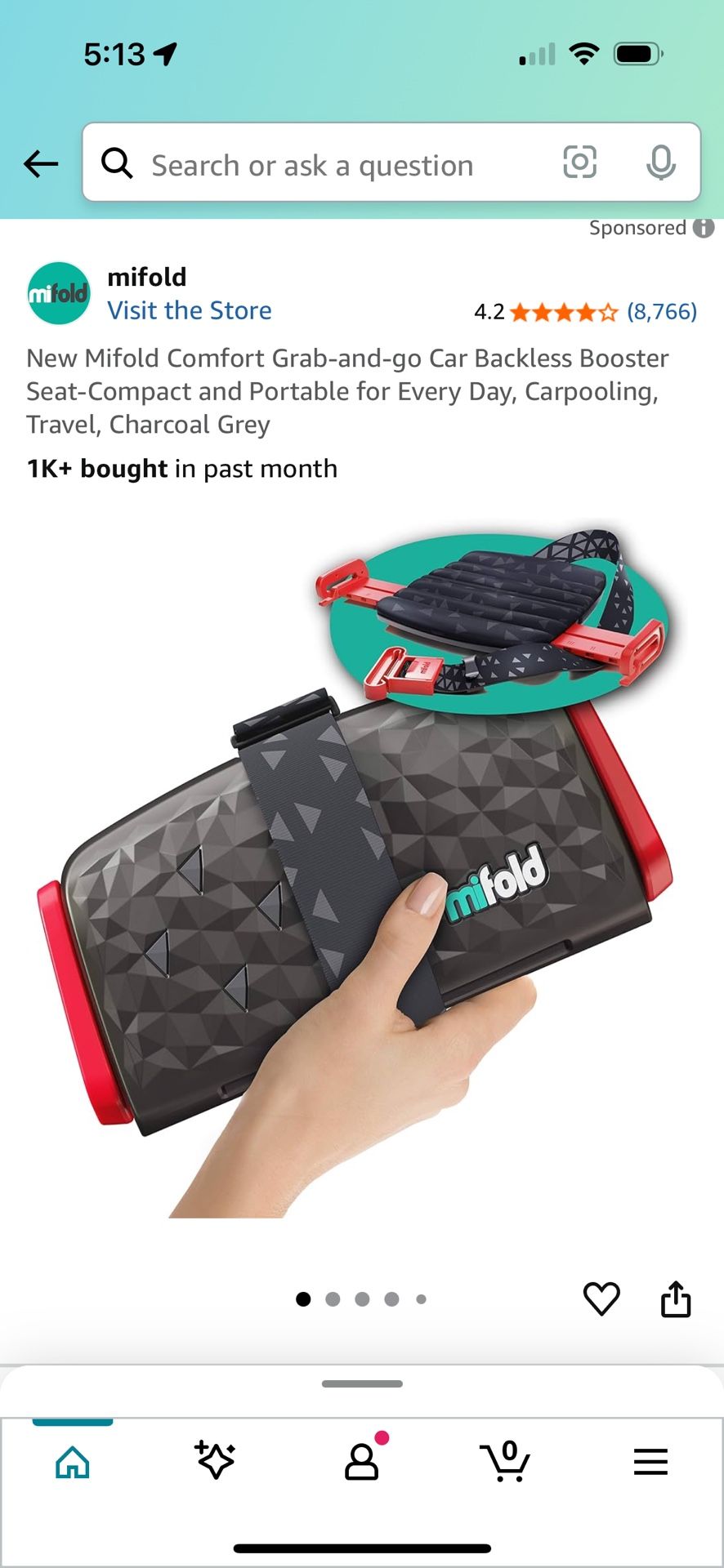 Mifold Grab-and-go Booster