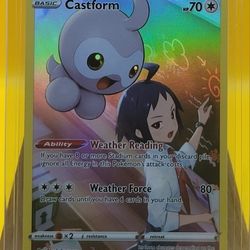 Pokémon TCG Castform Lost Origin Trainer Gallery TG11/TG30 Holo Ultra Rare, NM