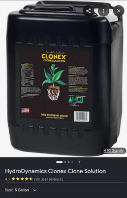 Hydrodynamics Clonex Clone Solution