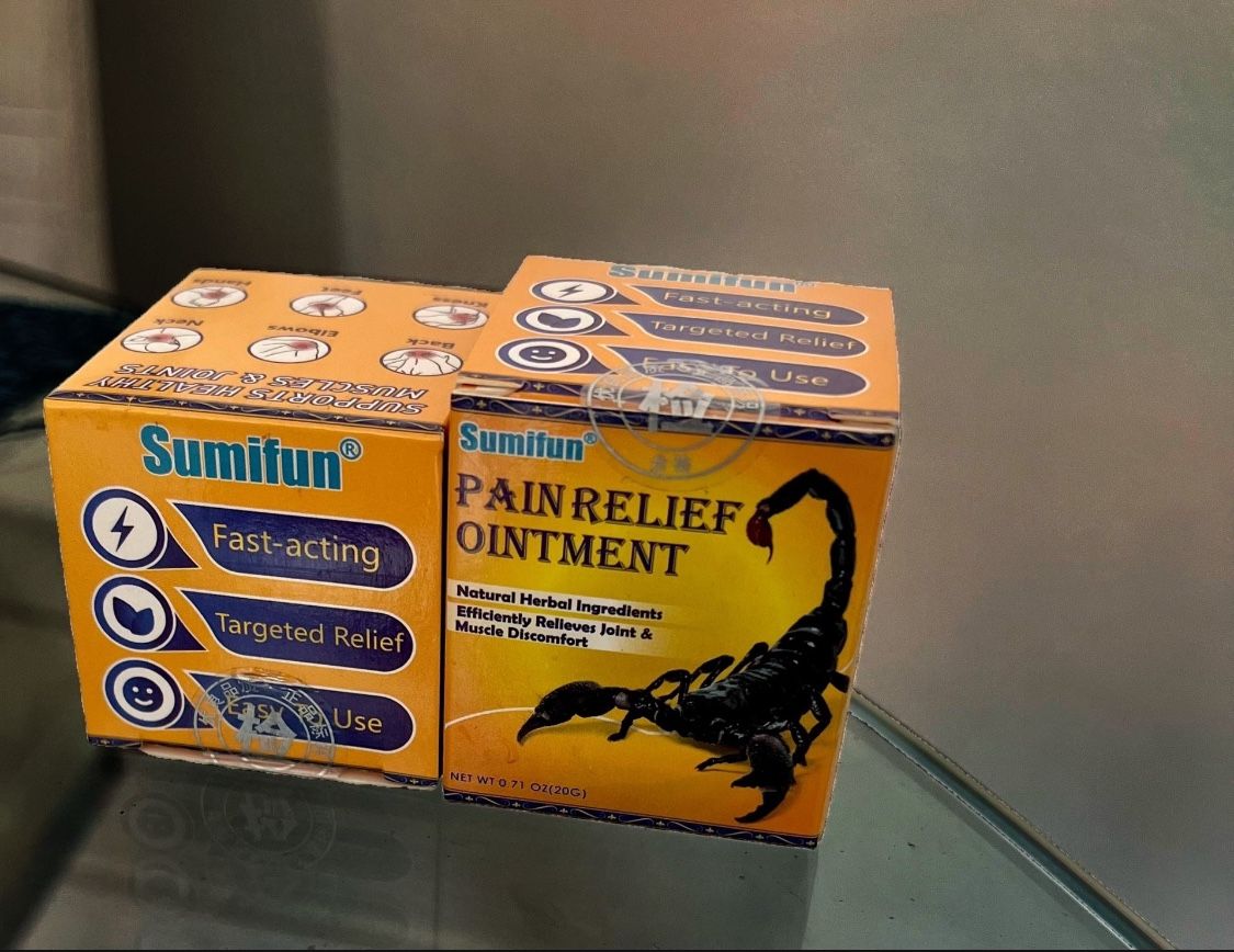 5 Scorpion Pain Relief Ointment Treat Arthritis Cream Body Massage Plaster