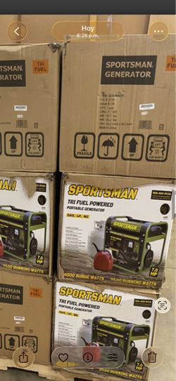 Sportsman 4000/3500 watts $290 cada uno