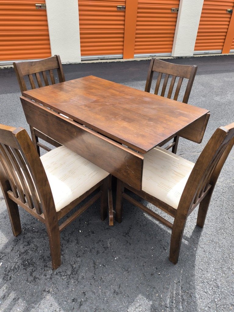 Adjustable Kitchen Table Set With Chairs