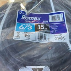 Southwire Romex 6/3 Type NMB 15ft 