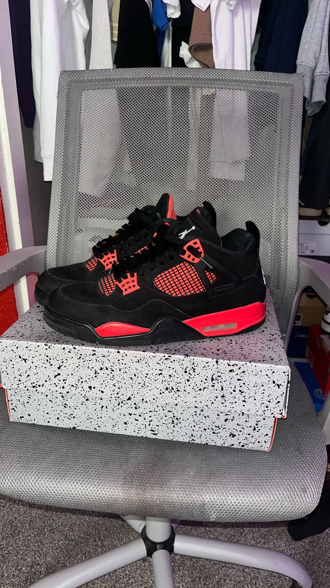 Red Thunder Jordan 4 (sz 11)