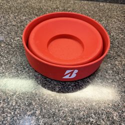 Free silicone dog water bowl