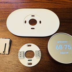 Google Nest Thermostat w/ Faceplate Great Condition