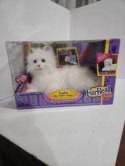 Hasbro 2019 FurReal Friends Lulu My Cuddle White Persian Kitty NIB
