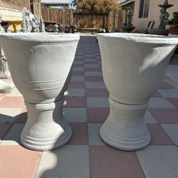 New Flower Pots Made Out Of Cement Perfect Gift 🎁 