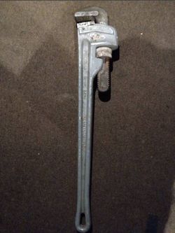 Ridgid Aluminum 24in Pipe Wrench 