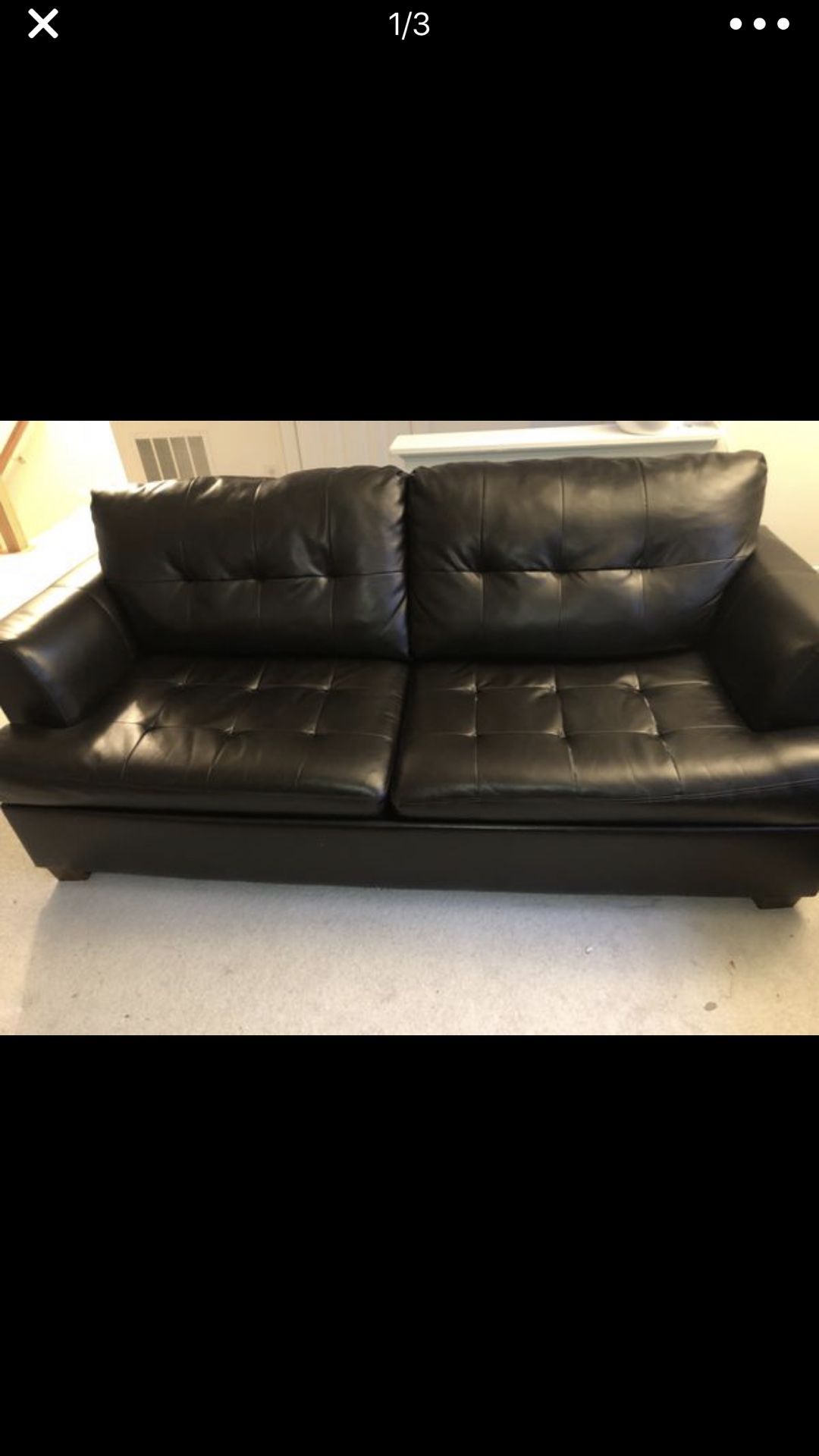 Leather sofa couch for sale!