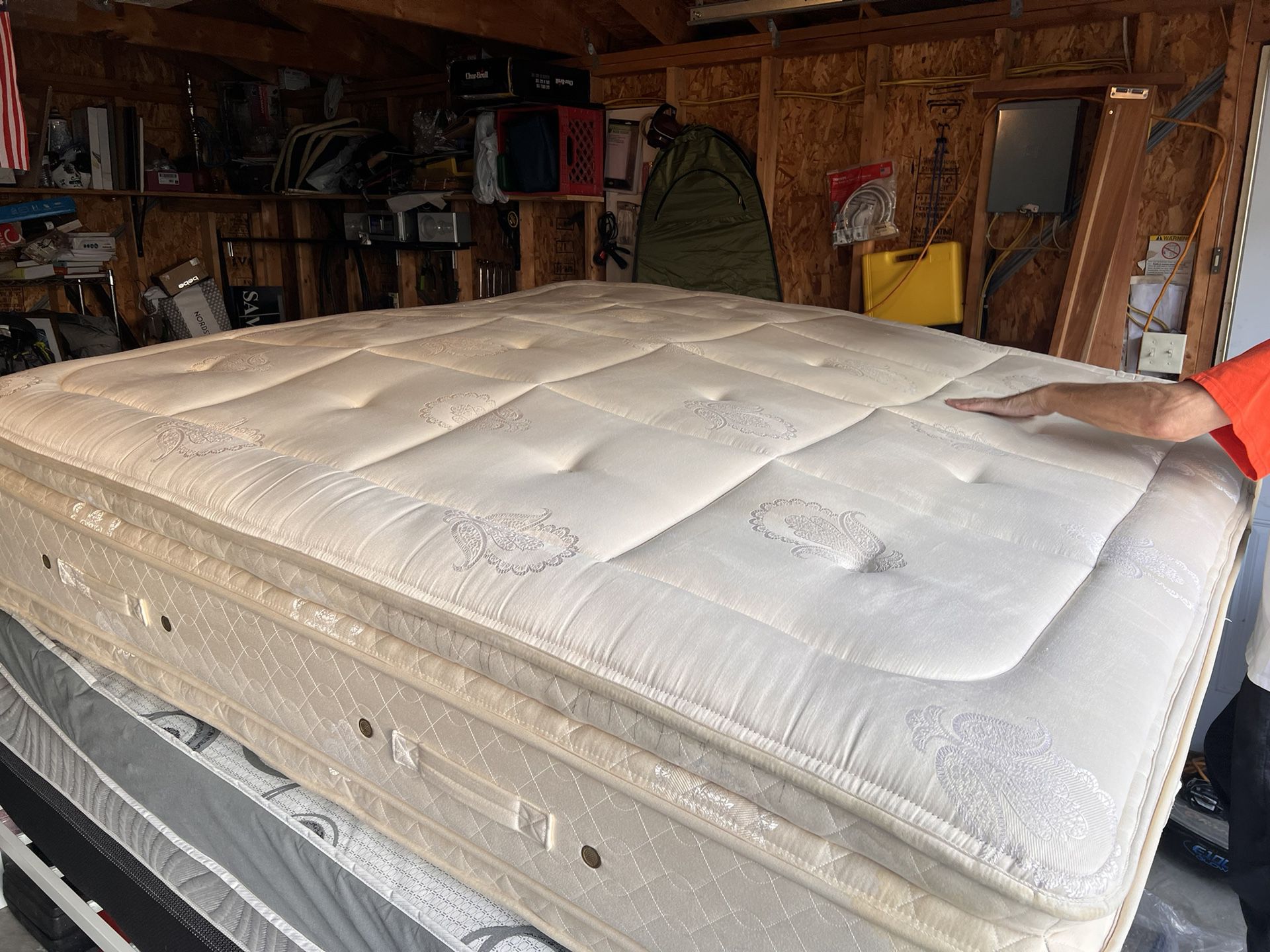 ( Will Deliver)King Size Double Sided Pillow Top Mattress