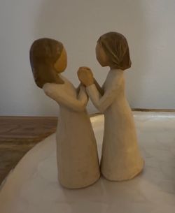 Willow Tree “Sisters” Figurine by Susan Lordi – Demdaco – Hand-Painted Resin