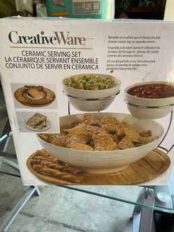 BRAND NEW Creative ware Ceramic Serving Set