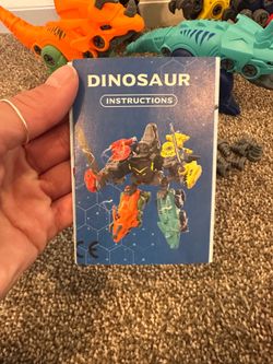 Take apart dinosaur