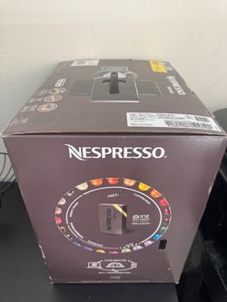Nespresso VertuoPlus Coffee and Espresso Machine (Titanium / Dark Gray) – In Box
