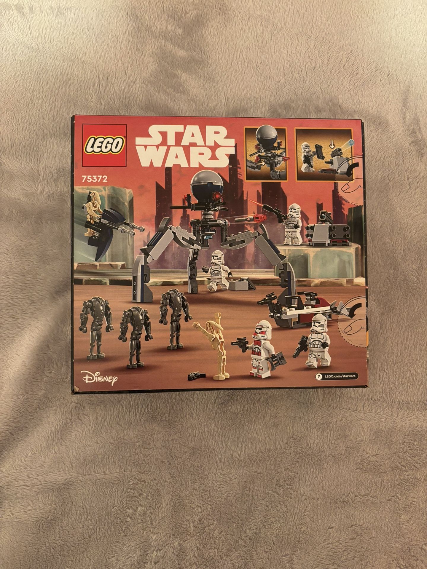 Lego[75372] Clone Trooper, Battle Droid &Battle Pack .215 Pieces