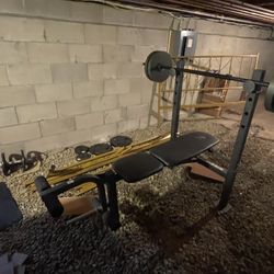 Bench Press W/ 200 Pounds Of Weights