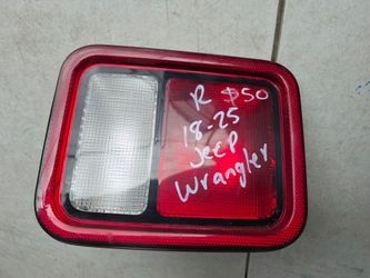 Jeep wrangler right tail light oem