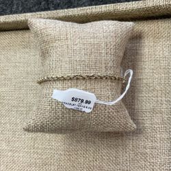 14k and 10k Bracelet With Diamonds 