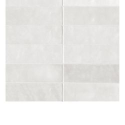Bedrosian White Cloe Tile 2.5” X 8”