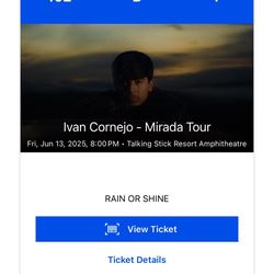 1 Ivan Cornejo Ticket