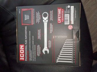 ICON PROFESSIONAL FLEX RATCHETING 12PC METRIC