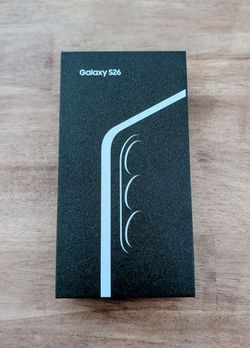 New, Sealed At&t Samsung Galaxy S26 256GB Black