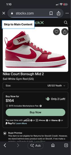 Nike big boys shoes
