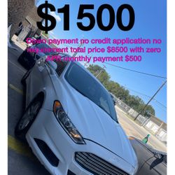 2016 Ford Fusion No Credit Application No Requirement