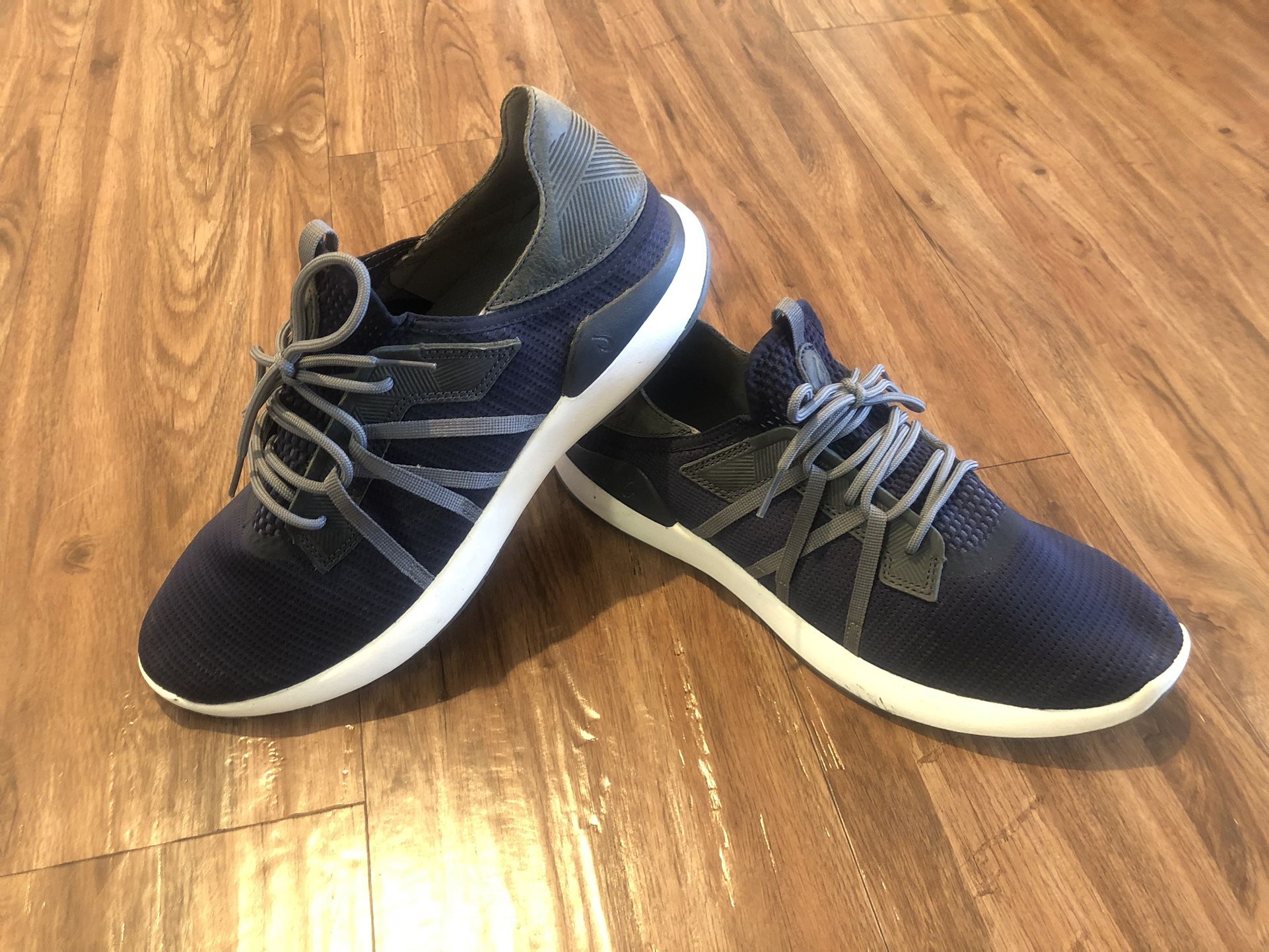 Olukai Mio Li Men's Sz 12 M Navy Blue Gray Sneaker