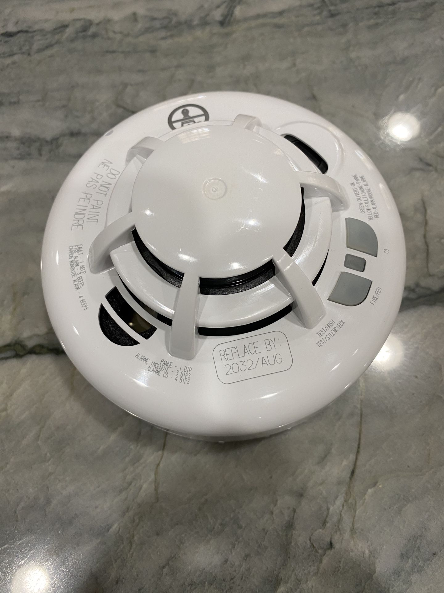 Vivint Combo Smoke And CO Detector
