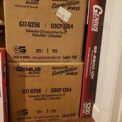 Genius Audio 12in Competition Pro Subwoofers